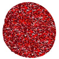 Fire Red Glitter Polish